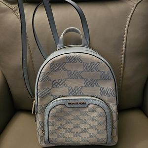 Michael Kors Blue Backpack